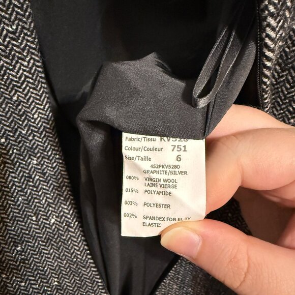 Michael Kors Sleeveless Herringbone Sheath Dress size 6 - Picture 12 of 12